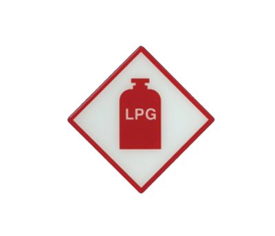 Self Adhesive LPG Sticker