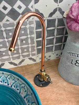 (Arizona) 12v switch operated copper tap 10mm spout (Arizona) 12v switch operated copper tap 10mm spout