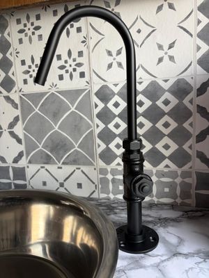 (Raven) 12v switch operated, painted aluminium tap 12mm spout