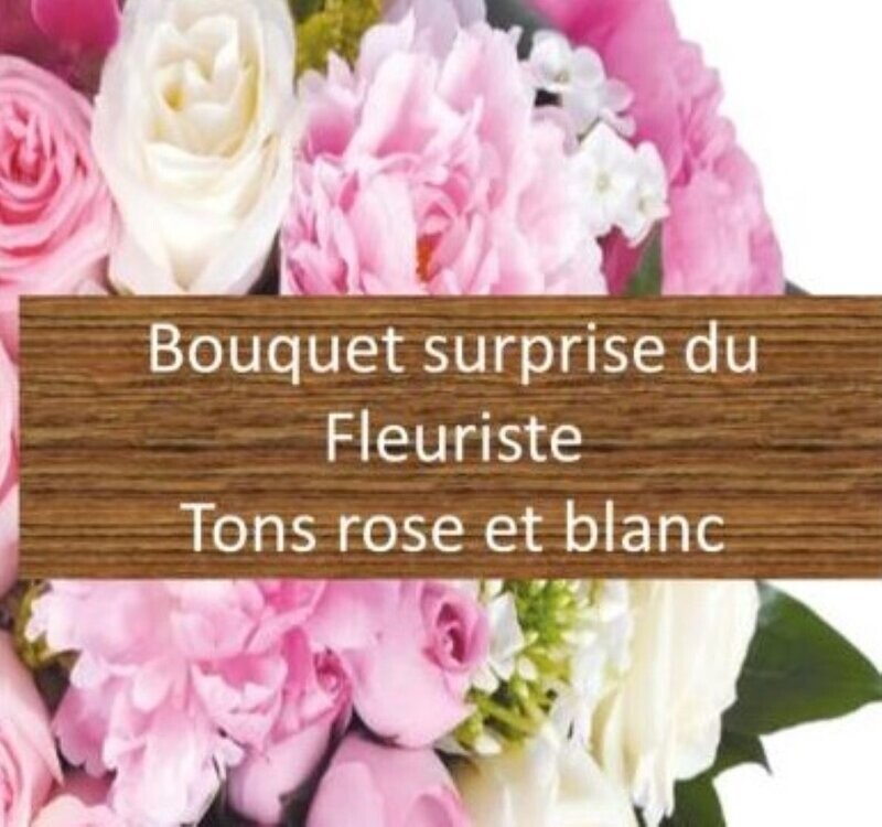 Bouquet du fleuriste rose