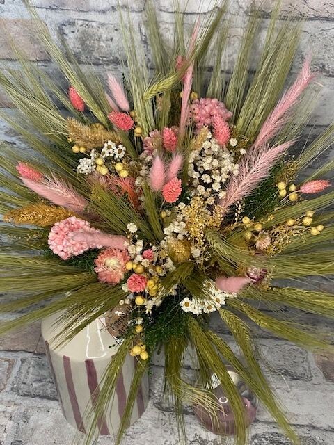 BOUQUET SEC ROSE