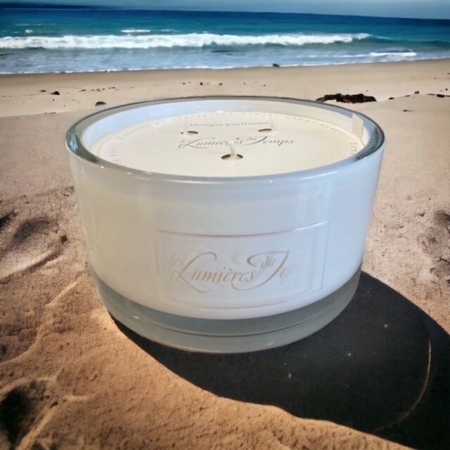 BOUGIE PARFUMEE "lumières du Temps" LUXE SOIE VEGETALE