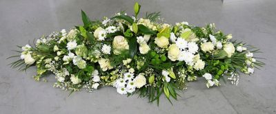 Dessus de Cercueil vert et blanc