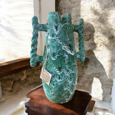 Vase émaillé Artisanal