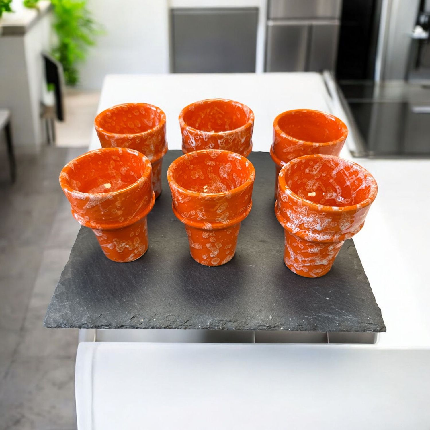 Service 6 Tasses + plateau