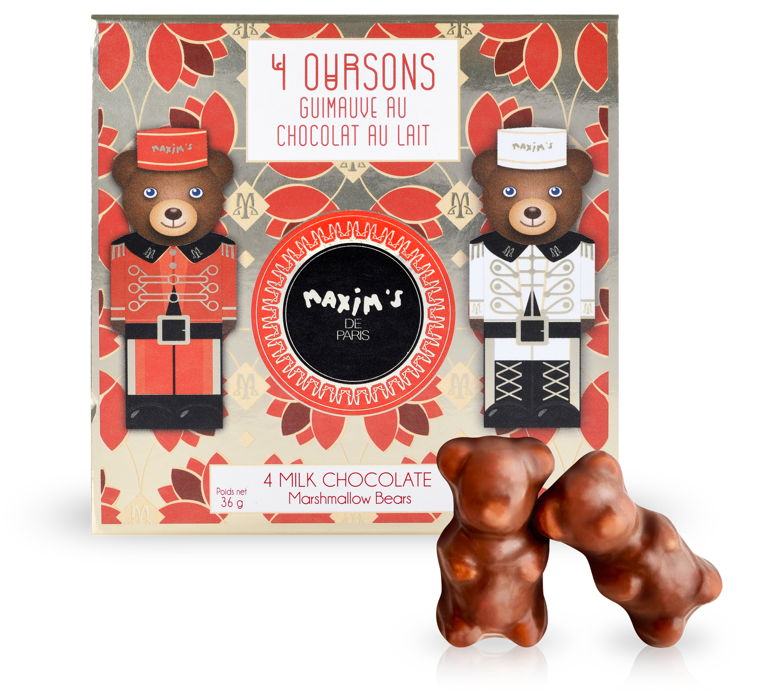 Mini ballotins ourson guimauve by Maxim's