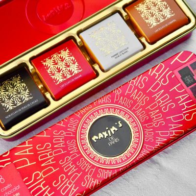 Plumier métal 8 carrés de chocolats