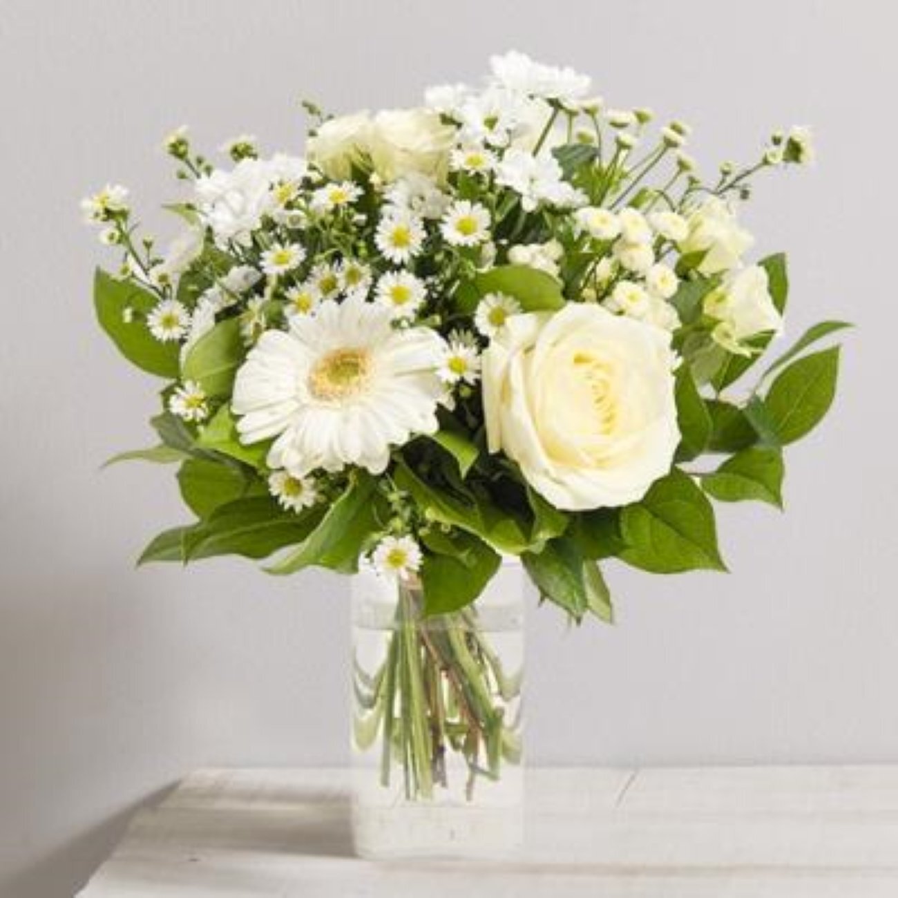 Bouquet Mont Blanc – Bouquet Blanc Élégant et Naturel | Fleur Azur Saint-Sébastien-sur-Loire proche Nantes
