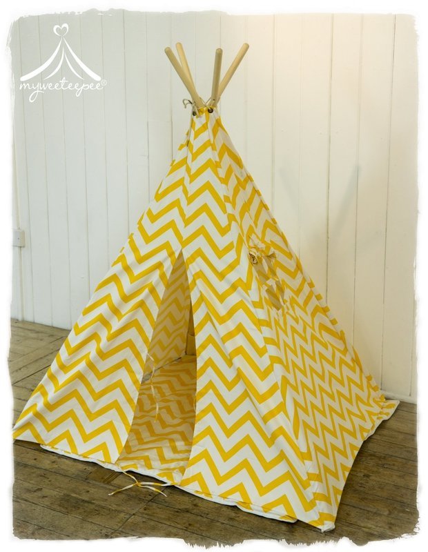 Yellow Chevron Teepee Bundle Yellow Chevron Teepee Bundle
