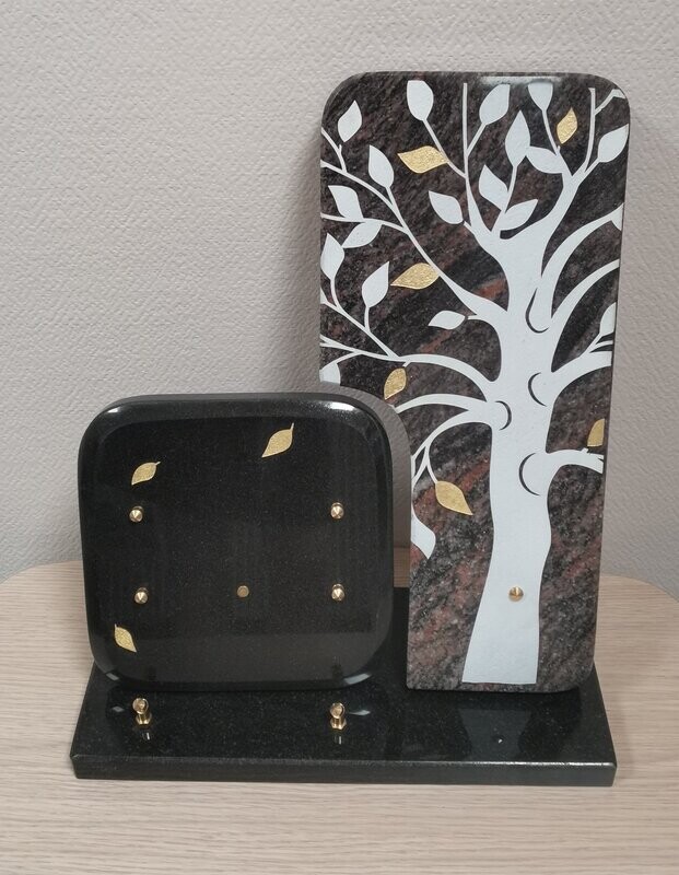 Plaque double en granit