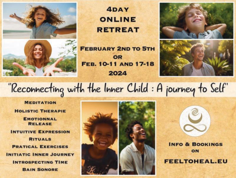 4d ONLINE Retreat - Reconnecting with the Inner Child: A journey to Self.