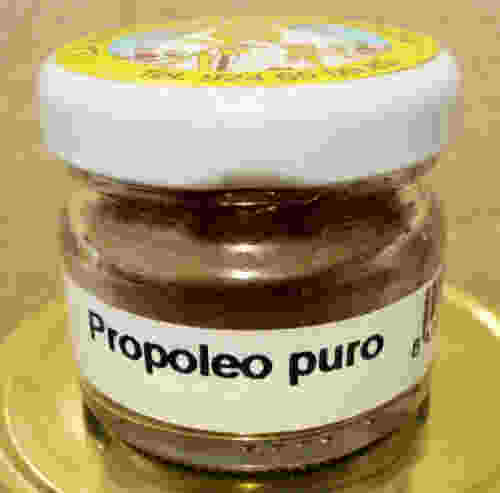 Propóleo (própolis) puro en polvo (Pure propolis powder)