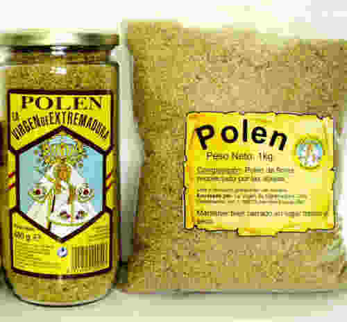 Polen natural de flores (Natural flowers pollen)