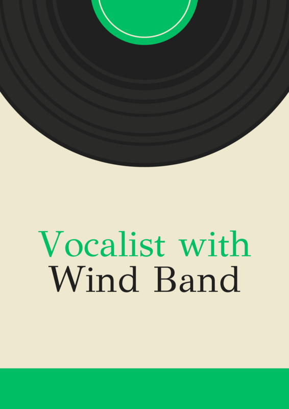 Vocalist with Wind Band