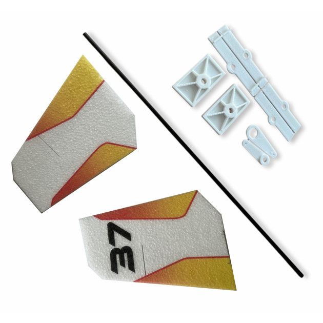 Parts/Elevator set Crack Pitts  XL Yellow/Red