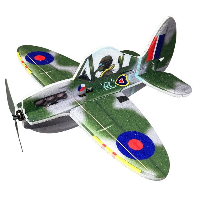 Cartoon Warbird-Spitfire