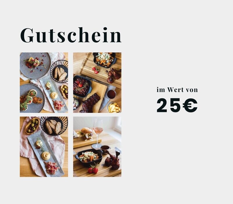 Gutschein 25€