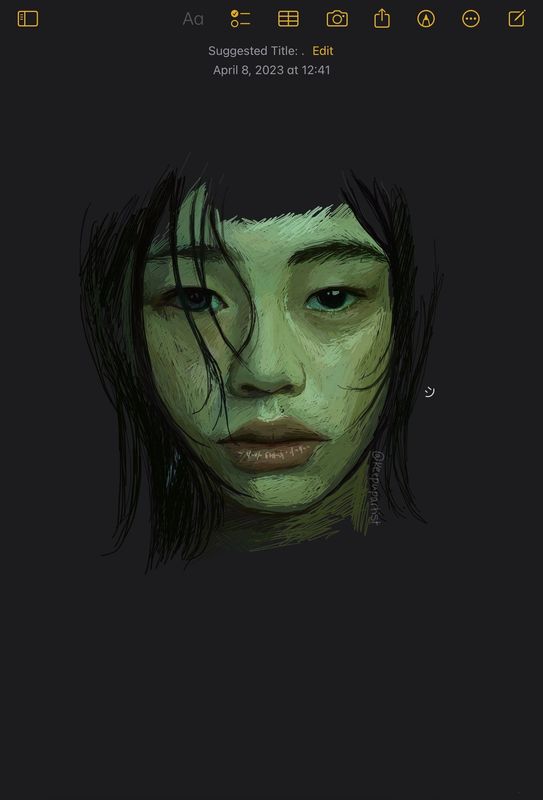 Drawing on the notes app pt. 2