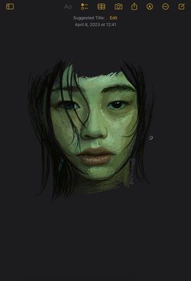 Drawing on the notes app pt. 2