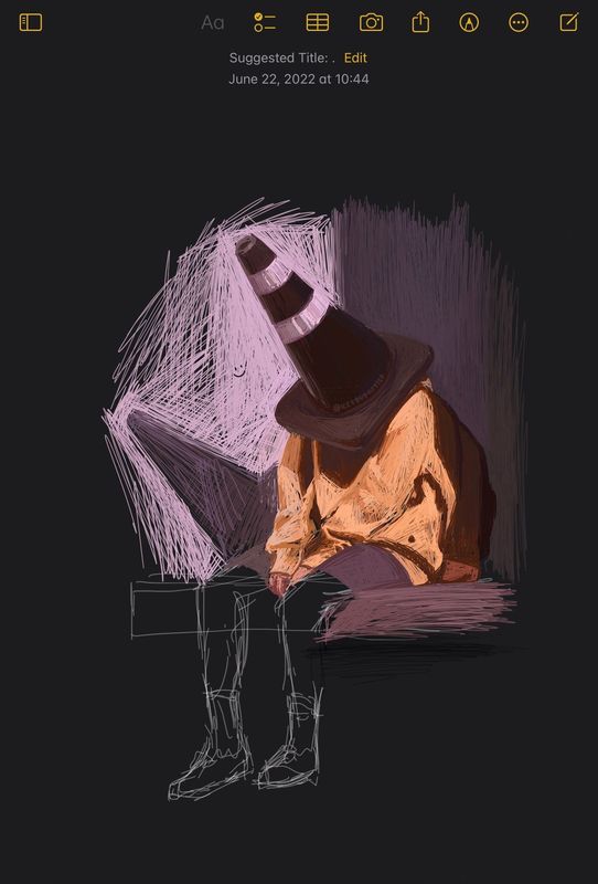Drawing on the notes app pt. 3