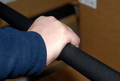 MySafe Railing - Grip Antirutschband für Handlauf und Geländer, schwarz, selbstklebend