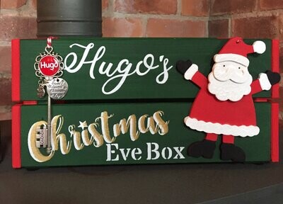 the most beautiful christmas eve box, personalised christmas eve box, includes a personalised santa magic key