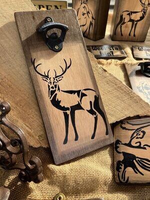 Stag Bottle Opener, Stag art
