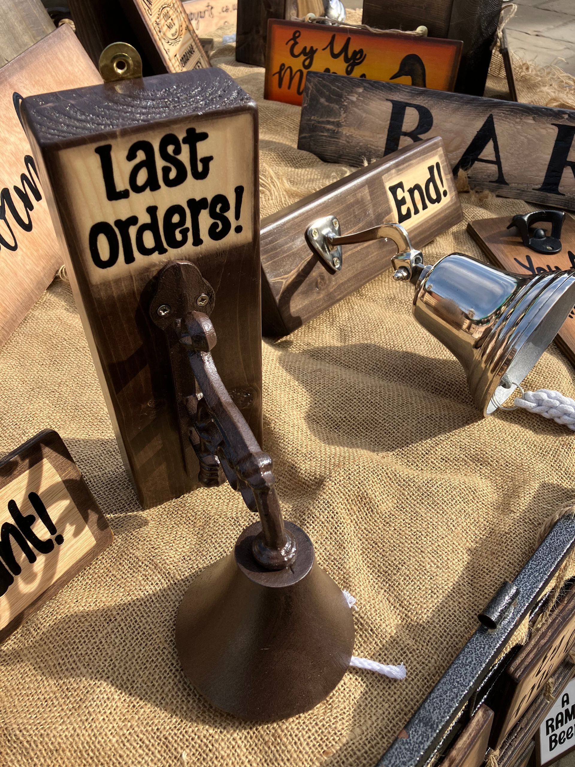 Bar Accessories  Bell, last orders bell, bellend bell, last orders bells