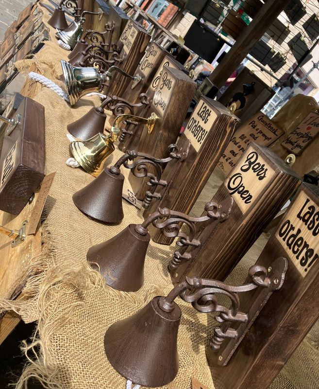 last orders bell, bellend bell, last orders bells, cast iron bell, rustic cast iron bell