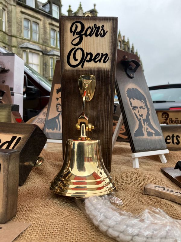 Last Orders Bell solid brass, solid brass bell, must have bar accessory