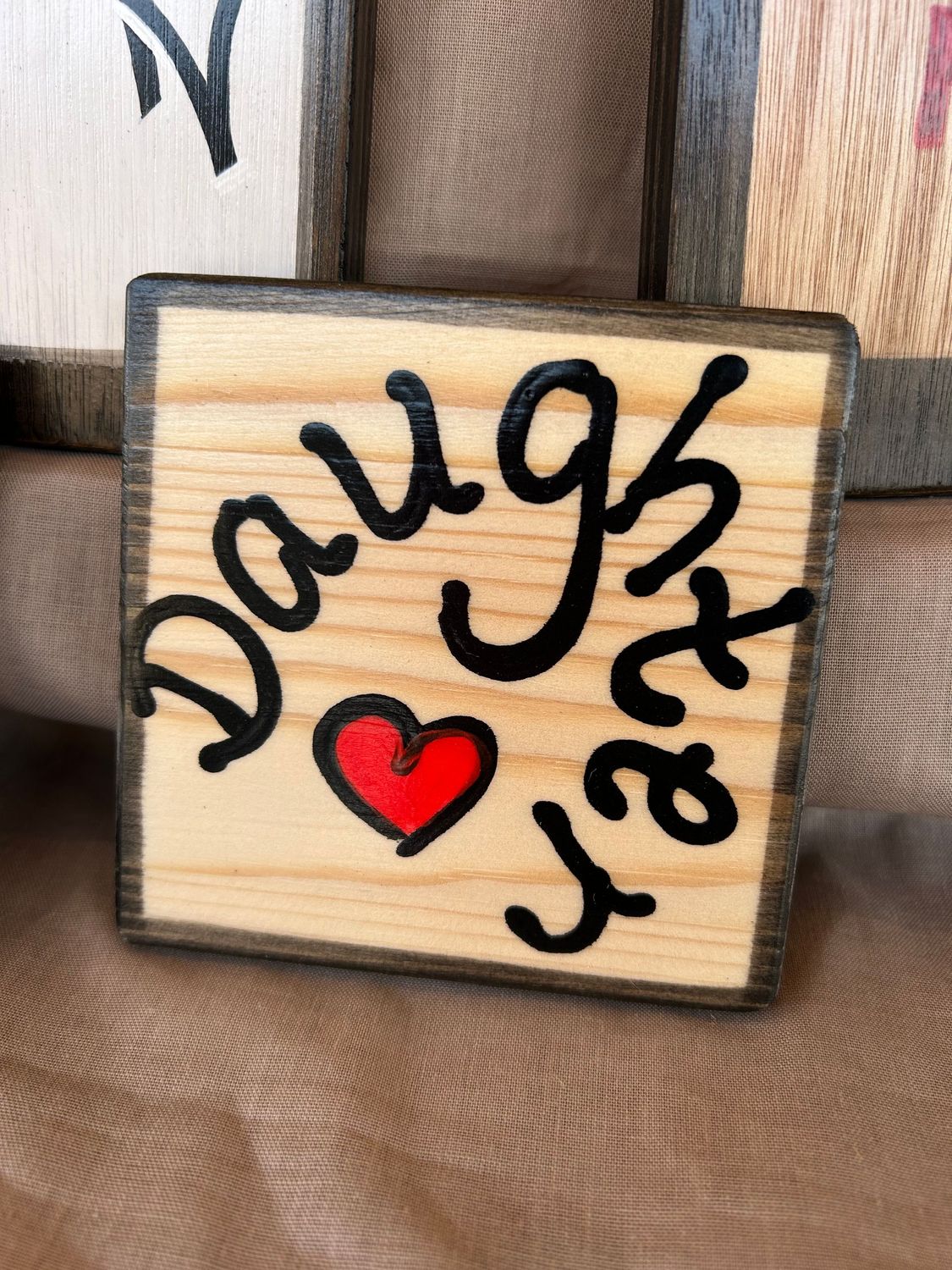 Love you daughter, daughter gift, love you daughter gift, gift for daughter, Hand painted coaster, Personalised Coaster, best daughter, daughter Love you daughter, daughter gift, love you daughter gift, gift for daughter, Hand painted coaster, Personalised Coaster, best daughter, daughter