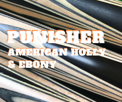 &#39;PUNISHER&#39; spliced with American Holly &amp; African Ebony.