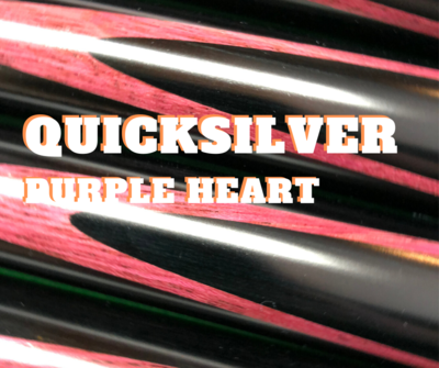 &#39;QUICKSILVER&#39; spliced with Purple Heart &amp; Ebony.