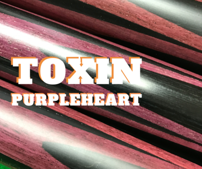 &#39;TOXIN&#39; spliced with Purpleheart &amp; Ebony.