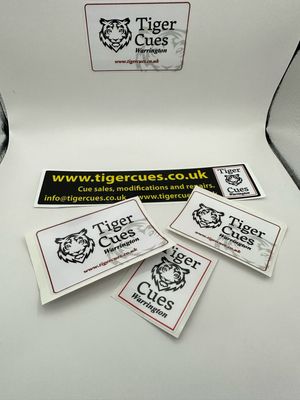 Tiger Cues 4 Sticker Pack