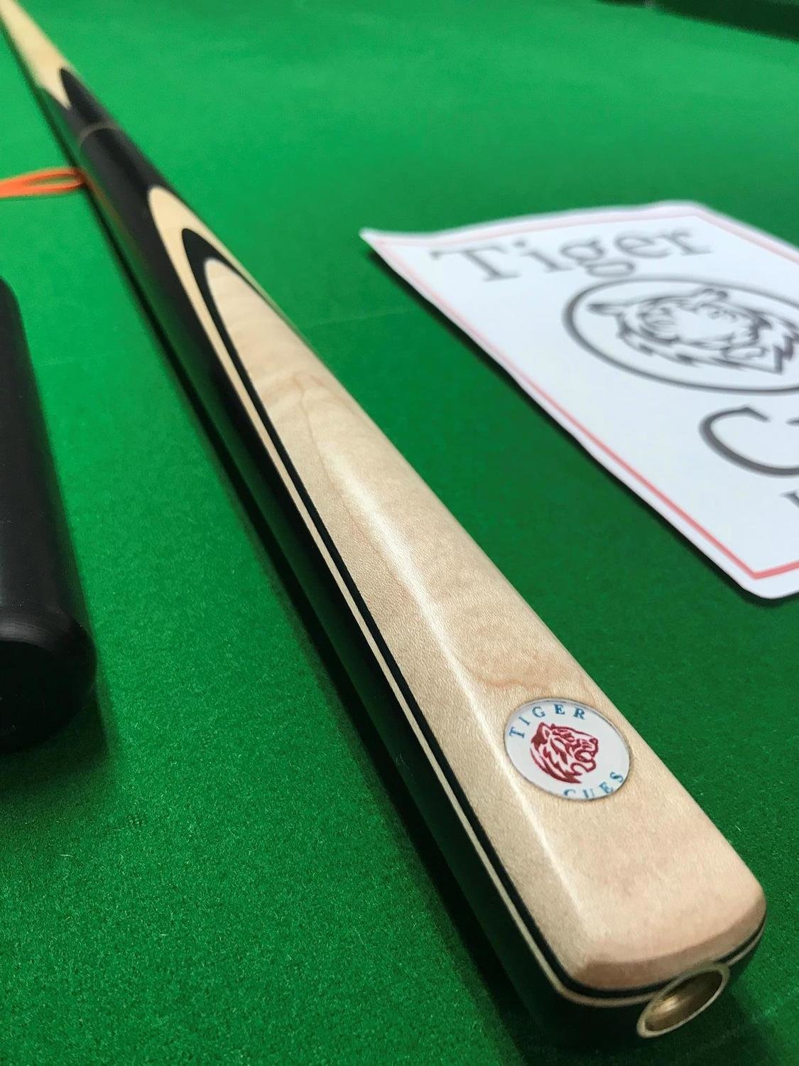 2Pc Chinese 8 Ball Maple &amp; Ebony Cue - GRUS (20.7oz (11.3mm tip)
