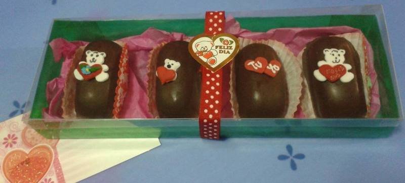 chocolate con diseño