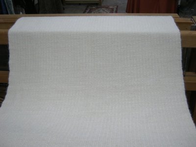 Hand woven Fabric, Natural White