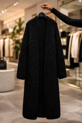 Chunky Knit Duster AVAILABLE IN 10 COLOURS