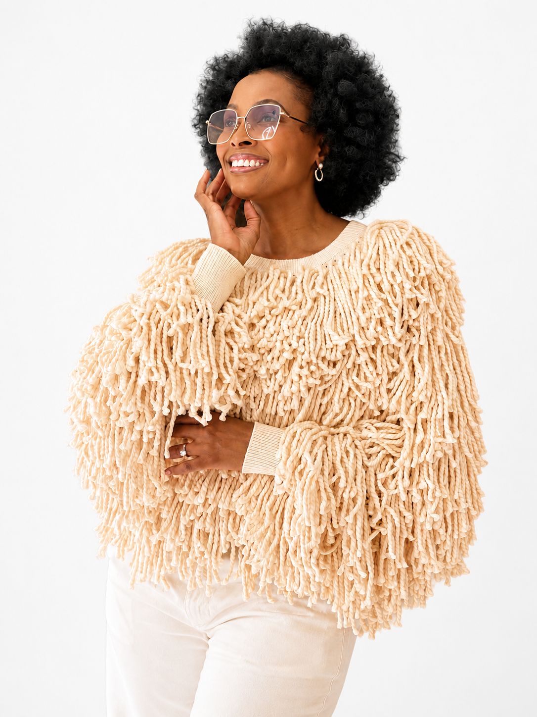 The Chunky Atelier Fringe Cardi