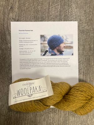 Favorite Flannel Hat Kit - Woolpaka - Straw