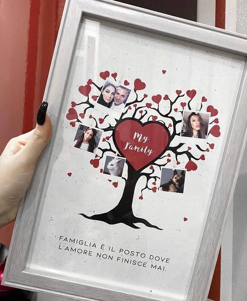 QUADRETTO PERSONALIZZATO FAMIGLIA