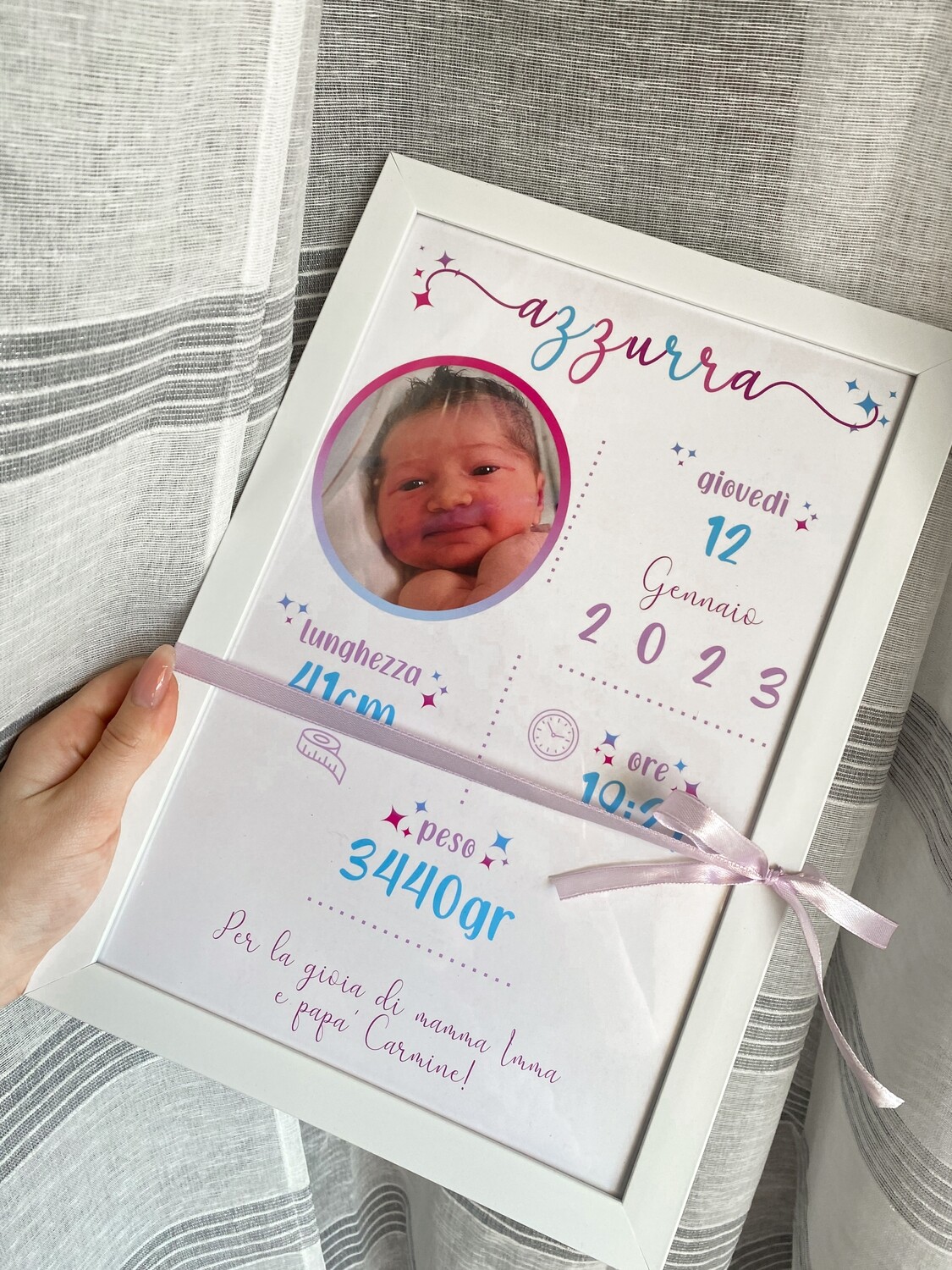 QUADRETTO PERSONALIZZATO BAMBINI
