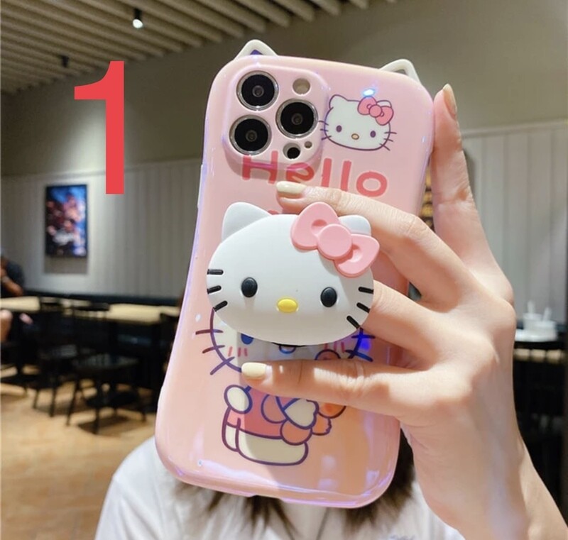 Hello kitty case with stand