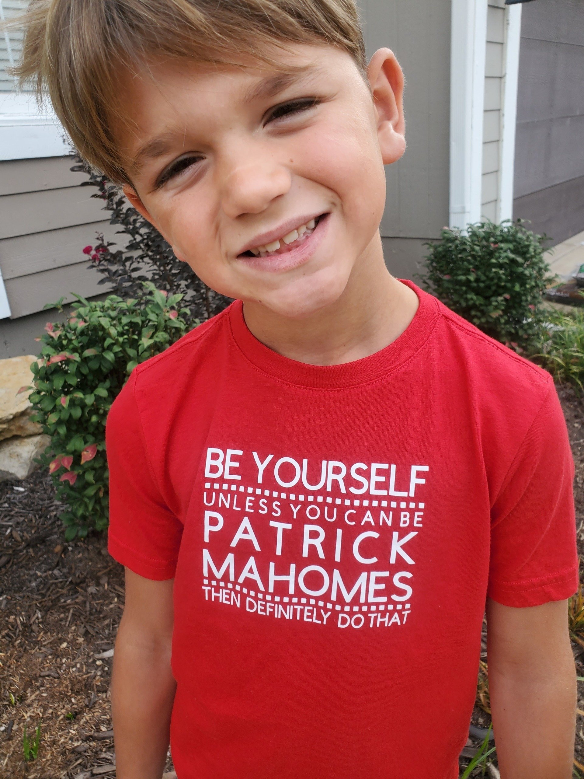 BE YOURSELF UNLESS YOU CAN BE PATRICK MAHOMES THEN DEFINITELY DO THAT YOUTH