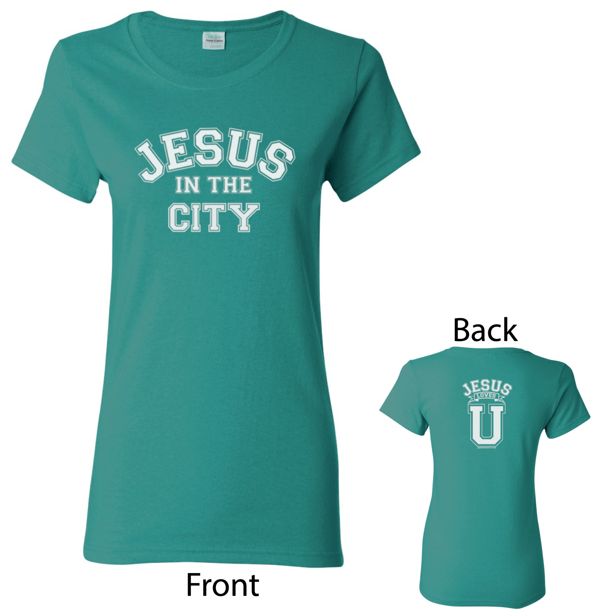JTIC- Jesus Loves U T-Shirt Women