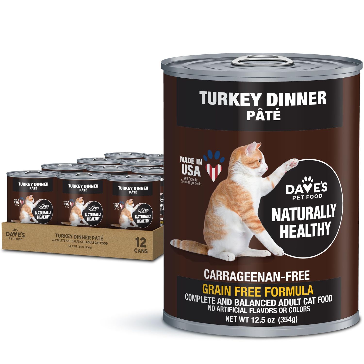 Daves NH Turkey Wet Cat Food