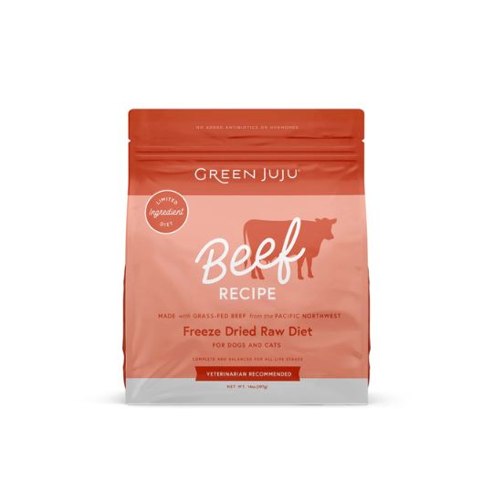 Green Juju Freeze Dried Raw, Protein: Beef