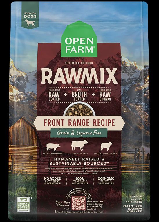 Rawmix Dry Dog Food, Protein: Front Range, Size: Small