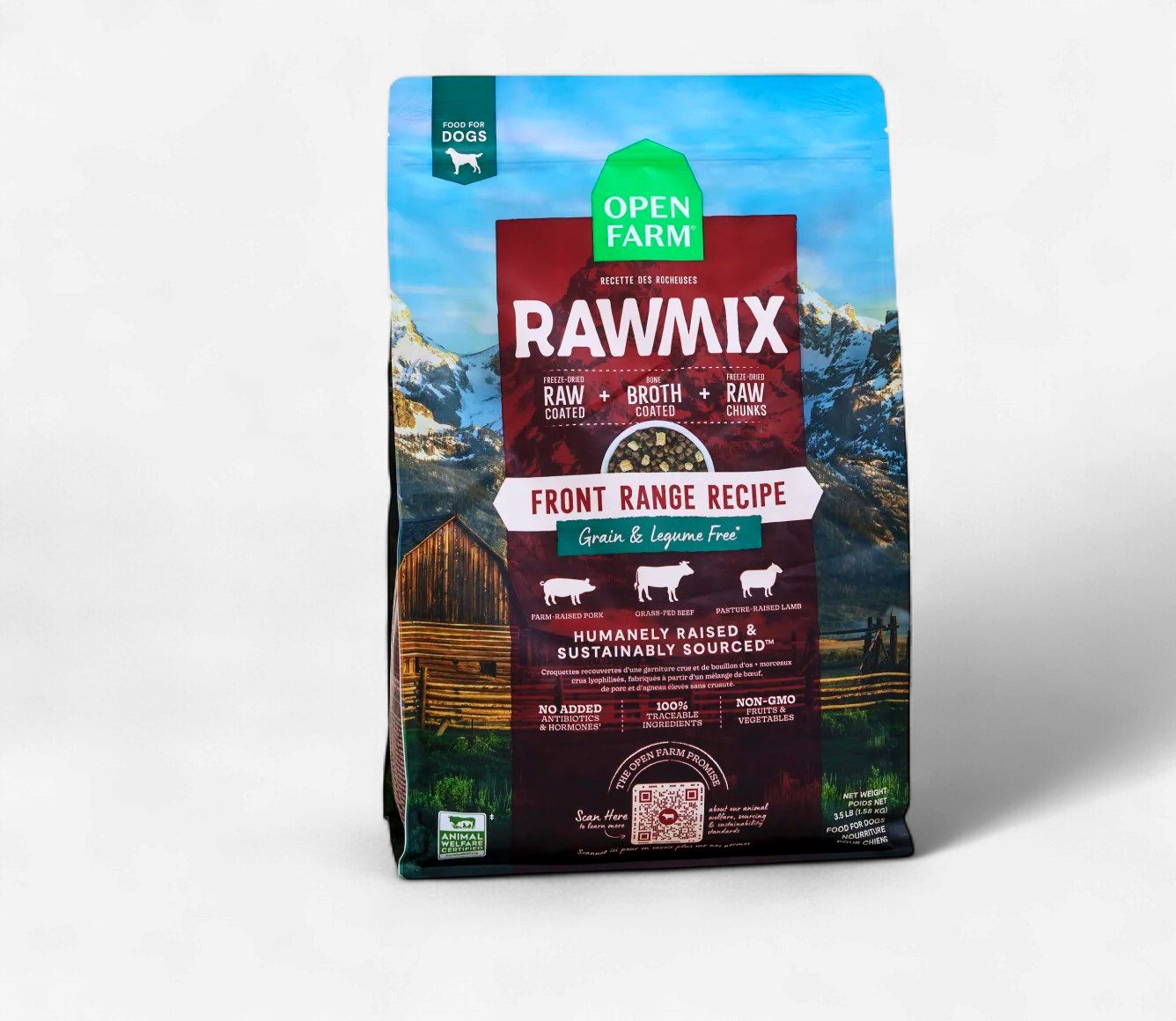 Rawmix Dry Dog Food Rawmix Dry Dog Food, Protein: Front Range, Size: Small